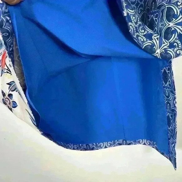 Anthropologie Moulinette Soeurs Floral Print Side Slit Pencil Skirt Size 4 #010 - Picture 5 of 6